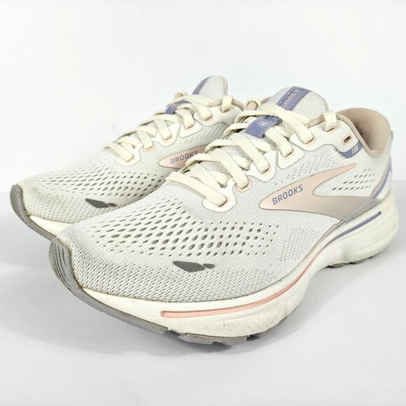 Brooks Ghost 15 Women's 6.5 Running Shoes White Snow 1203801B199 Comfort Sneaker - Picture 4 of 16